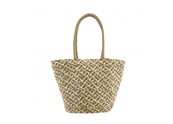 Bolso De Hombro Capazo Rafia Paja 